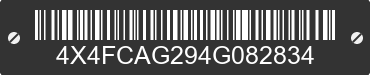 2004 FOREST RIVER Cardinal Towables 4X4FCAG294G082834 VIN decoded