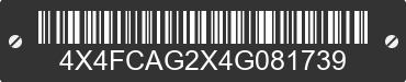 2004 FOREST RIVER Cardinal Towables 4X4FCAG2X4G081739 VIN decoded