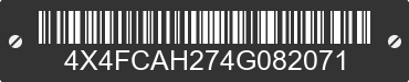 2004 FOREST RIVER Cardinal Towables 4X4FCAH274G082071 VIN decoded