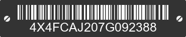 2007 FOREST RIVER Cardinal Towables 4X4FCAJ207G092388 VIN decoded