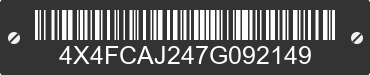 2007 FOREST RIVER Cardinal Towables 4X4FCAJ247G092149 VIN decoded