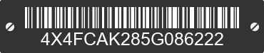 2005 FOREST RIVER Cardinal Towables 4X4FCAK285G086222 VIN decoded