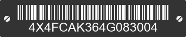 2004 FOREST RIVER Cardinal Towables 4X4FCAK364G083004 VIN decoded
