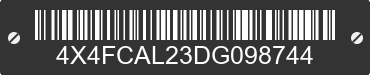 2013 FOREST RIVER Cardinal Towables 4X4FCAL23DG098744 VIN decoded