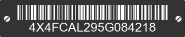 2005 FOREST RIVER Cardinal Towables 4X4FCAL295G084218 VIN decoded