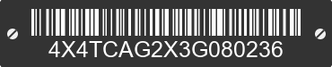 2003 FOREST RIVER Cardinal Towables 4X4TCAG2X3G080236 VIN decoded