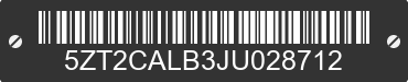 2018 FOREST RIVER Catalina 5ZT2CALB3JU028712 VIN decoded