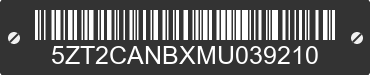 2021 FOREST RIVER Catalina 5ZT2CANBXMU039210 VIN decoded