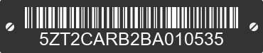 2011 FOREST RIVER Catalina 5ZT2CARB2BA010535 VIN decoded
