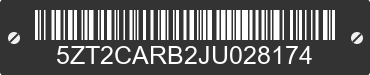 2018 FOREST RIVER Catalina 5ZT2CARB2JU028174 VIN decoded