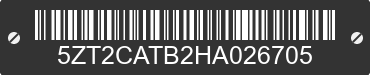 2017 FOREST RIVER Catalina 5ZT2CATB2HA026705 VIN decoded