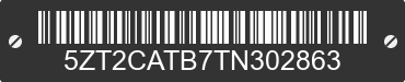 2026 FOREST RIVER Catalina 5ZT2CATB7TN302863 VIN decoded