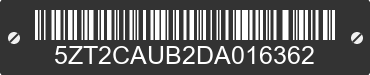 2013 FOREST RIVER Catalina 5ZT2CAUB2DA016362 VIN decoded