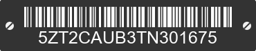 2026 FOREST RIVER Catalina 5ZT2CAUB3TN301675 VIN decoded