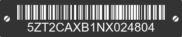 2022 FOREST RIVER Catalina 5ZT2CAXB1NX024804 VIN decoded