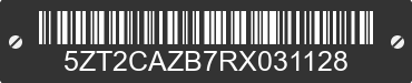 2024 FOREST RIVER Catalina 5ZT2CAZB7RX031128 VIN decoded