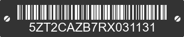 2024 FOREST RIVER Catalina 5ZT2CAZB7RX031131 VIN decoded