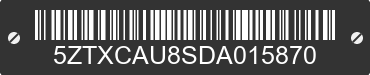 2013 FOREST RIVER Catalina 5ZTXCAU8SDA015870 VIN decoded