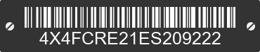 2014 FOREST RIVER Cedar Creek 4X4FCRE21ES209222 VIN decoded