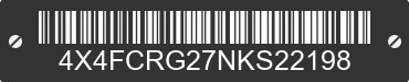 2022 FOREST RIVER Cedar Creek 4X4FCRG27NKS22198 VIN decoded