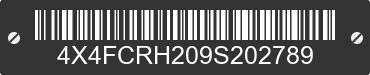 2009 FOREST RIVER Cedar Creek 4X4FCRH209S202789 VIN decoded