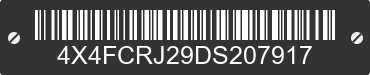 2013 FOREST RIVER Cedar Creek 4X4FCRJ29DS207917 VIN decoded