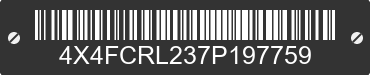 2007 FOREST RIVER Cedar Creek 4X4FCRL237P197759 VIN decoded