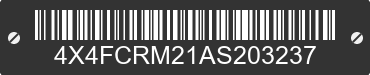 2010 FOREST RIVER Cedar Creek 4X4FCRM21AS203237 VIN decoded