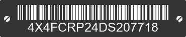 2013 FOREST RIVER Cedar Creek 4X4FCRP24DS207718 VIN decoded