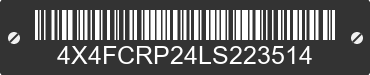 2020 FOREST RIVER Cedar Creek 4X4FCRP24LS223514 VIN decoded