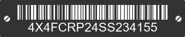2025 FOREST RIVER Cedar Creek 4X4FCRP24SS234155 VIN decoded