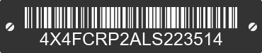2020 FOREST RIVER Cedar Creek 4X4FCRP2ALS223514 VIN decoded