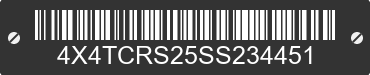 2025 FOREST RIVER Cedar Creek 4X4TCRS25SS234451 VIN decoded