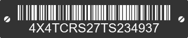 2026 FOREST RIVER Cedar Creek 4X4TCRS27TS234937 VIN decoded
