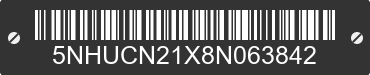 2008 FOREST RIVER Century Series 5NHUCN21X8N063842 VIN decoded