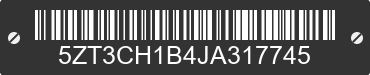 2018 FOREST RIVER Chaparral 5ZT3CH1B4JA317745 VIN decoded