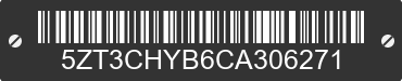 2012 FOREST RIVER Chaparral 5ZT3CHYB6CA306271 VIN decoded