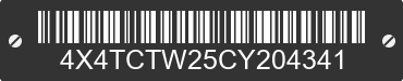 2012 FOREST RIVER Cherokee Toy Hauler 4X4TCTW25CY204341 VIN decoded