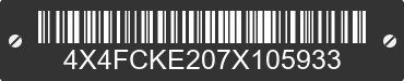 2007 FOREST RIVER Cherokee 4X4FCKE207X105933 VIN decoded