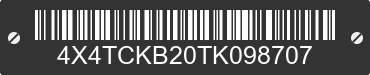 2026 FOREST RIVER Cherokee 4X4TCKB20TK098707 VIN decoded