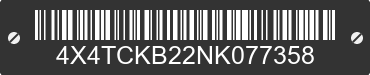 2022 FOREST RIVER Cherokee 4X4TCKB22NK077358 VIN decoded