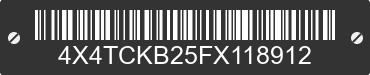 2015 FOREST RIVER Cherokee 4X4TCKB25FX118912 VIN decoded
