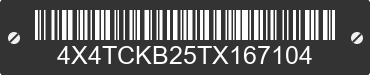 2026 FOREST RIVER Cherokee 4X4TCKB25TX167104 VIN decoded