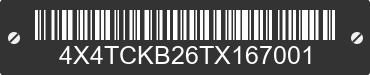 2026 FOREST RIVER Cherokee 4X4TCKB26TX167001 VIN decoded