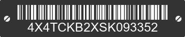 2025 FOREST RIVER Cherokee 4X4TCKB2XSK093352 VIN decoded