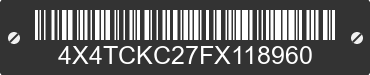 2015 FOREST RIVER Cherokee 4X4TCKC27FX118960 VIN decoded