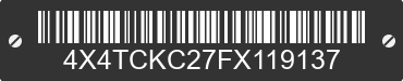2015 FOREST RIVER Cherokee 4X4TCKC27FX119137 VIN decoded