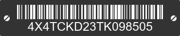 2026 FOREST RIVER Cherokee 4X4TCKD23TK098505 VIN decoded