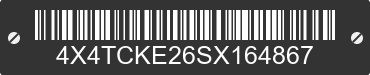 2025 FOREST RIVER Cherokee 4X4TCKE26SX164867 VIN decoded