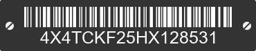 2017 FOREST RIVER Cherokee 4X4TCKF25HX128531 VIN decoded